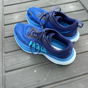 Hoka Vibrant Blue Athletic Shoes